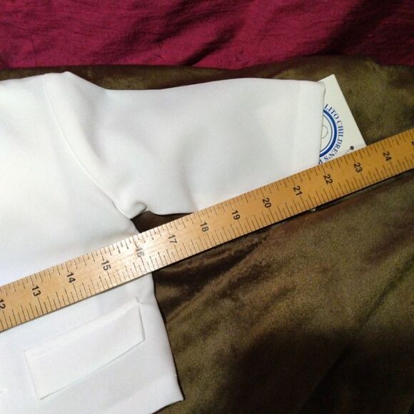 Vintage never wore child's 3 piece suit white - Picture 8 of 12